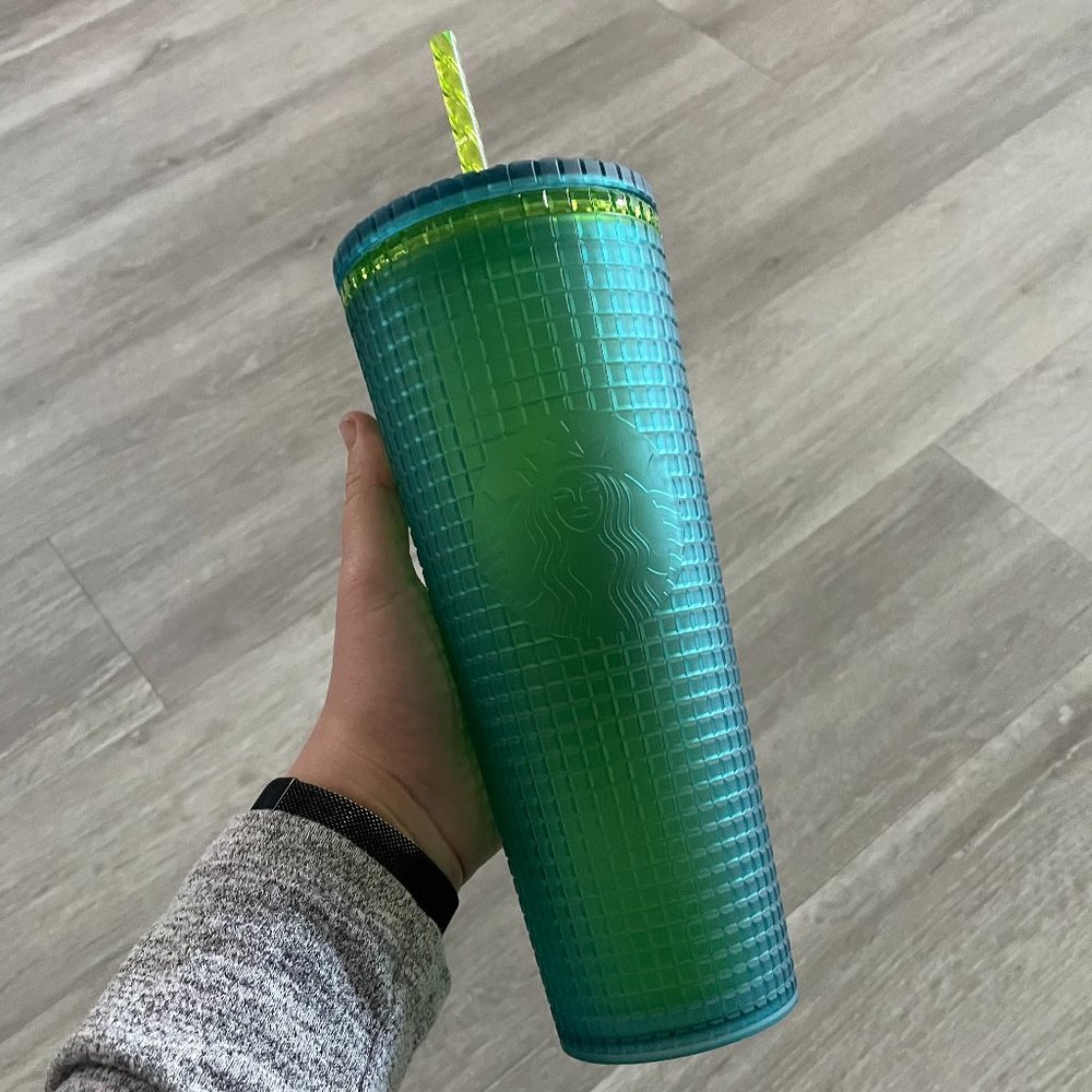 Starbucks 2022 Grid Mountain Dew Jelly 24oz Tumbler Valentine
